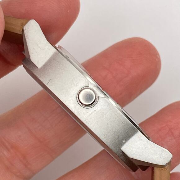 BREDA 5-0170531 Watch Men White Dial Silver Tone Brown Leather 39mm - Picture 7 of 14